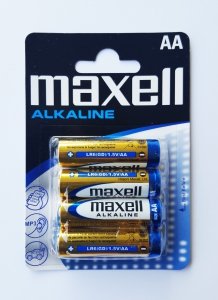 Bateria alkaliczna MAXELL ALKALINE 1,5V AA LR6 4szt.
