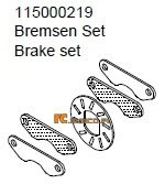Brake set - Ansmann Virus
