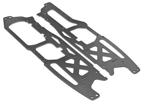 MAIN CHASSIS SET 2.5mm (SAVAGE FLUX HP/GRAY)
