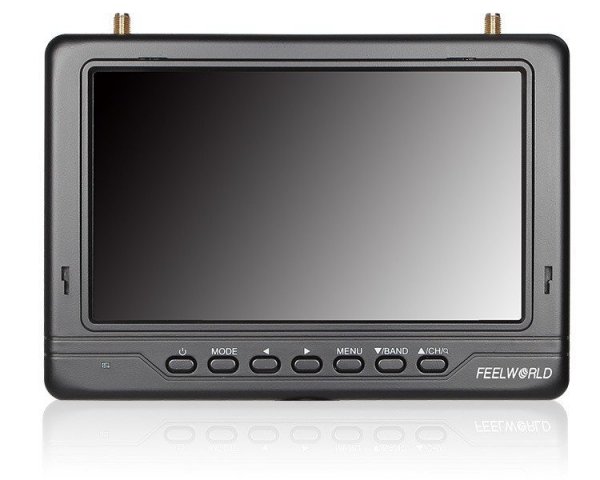 Monitor FPV FPV718 7&quot;, 600p, 5.8GHz, 40CH, 2200mA, HDMI, 18mm grubości