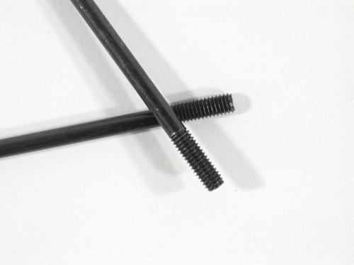 THREADED SHAFT M4 X 70MM (BLACK/2PCS)