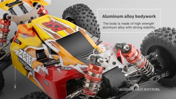 NOWOŚĆ: Bezszczotkowy Off-road Buggy 4WD 2.4GHz 1:14 70km/h WLTOYS 144010