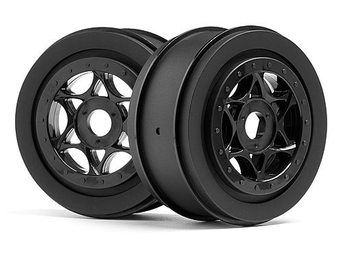 AH-64 WHEEL BLACK (42x83mm/2pcs)