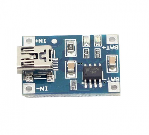 Ładowarka Mini USB 1000mA na Li-pol 1S (3,7V) - TP4056