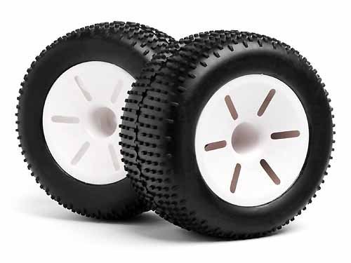 1/10 Truggy Wheel and Tyre Assembly 12mm Hex Mount 105mm Dia.x 5