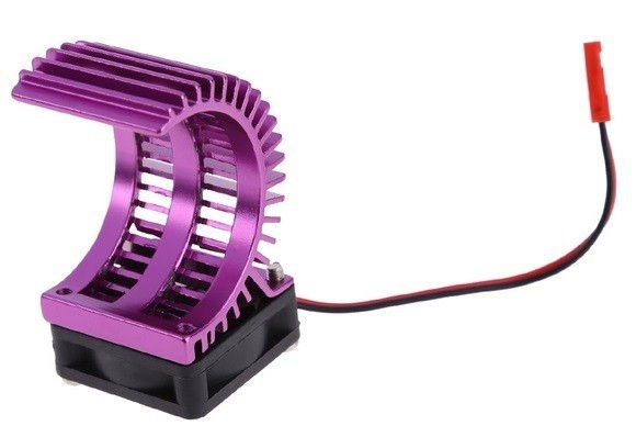 Radiator z wentylatorem do silników klasy 540-550 (purpurowy) - N10028
