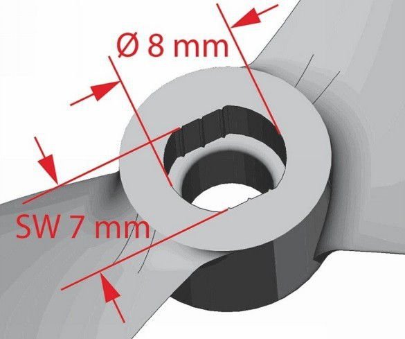 Śmigła Graupner C-Prop 9X4.6 6/8mm ge Multirotor - 2 szt.