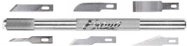 Maxx Knives - K1 Aluminiowa rączka skalpela + 6 precyzyjnych ostrzy (53074)