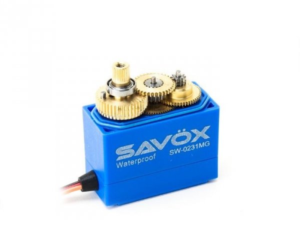 Serwo Savox SW-0231MG 71g (15kg / 0,15sec) wodoodporne standard