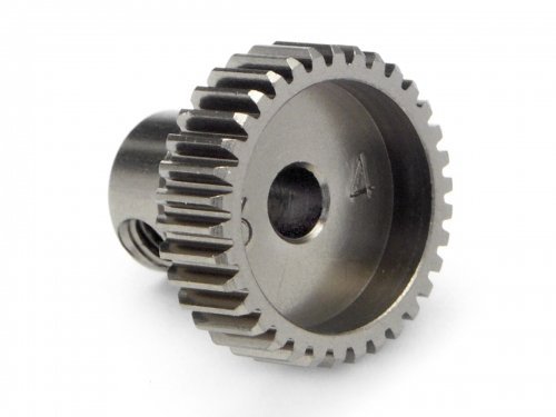 PINION GEAR 34 TOOTH ALUMINUM (64 PITCH/0.4M)