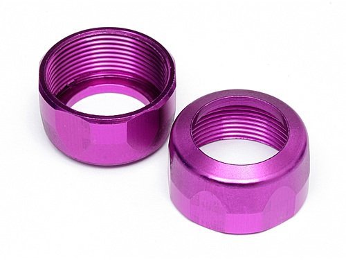 SHOCK CAP 20X12MM (PURPLE/2PCS)