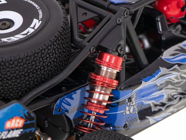 Samochód RC WLtoys 124018 2,4GHz 1:12 55km/h czarny LEDY