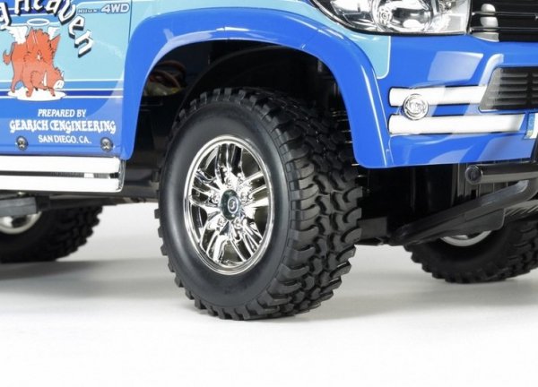 Model samochodu RC Tamiya Toyota Hilux Extra Cab, Szczotkowy KIT (wymaga złożenia)