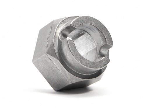 BRAKE HUB (ALLOY CAST/SILVER)