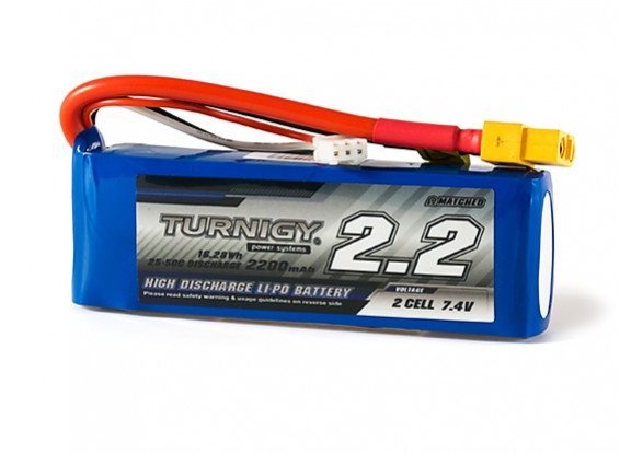 Akumulator Turnigy LiPo 2200mAh 7,4V 2S 20-30CC