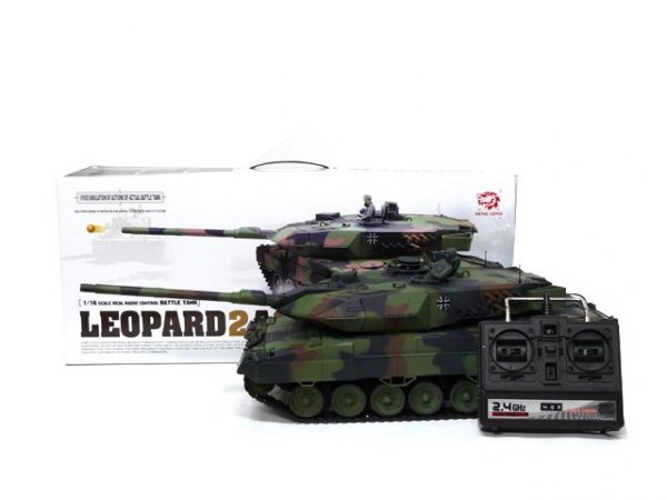 Czołg Leopard 2A6 2.4 GHz 1:16 camo green 3889-1