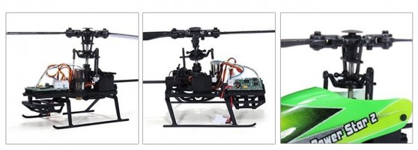 Helikopter 2,4Ghz Wl Toys V988 4ch Sport flybarless
