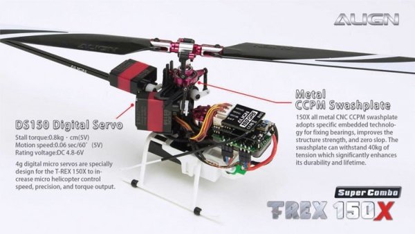Helikopter RC ALIGN T-REX 150X Super Combo