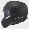 LS2 KASK SZCZĘKOWY FF908 STROBE II SOLID BLACK