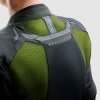REBELHORN  KURTKA TEKSTYLNA JAX BLACK/FLUO YELLOW