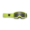 FOX GOGLE JUNIOR MAIN CORE GOGGLE FLUORESCENT YELL