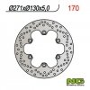 NG170 TARCZA HAMULCOWA KAWASAKI GPZ 500 S (90-03), GPZ 900R, GPZ600/750/900 (271x130x5)