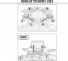 GIVI MOCOWANIE SZYBY 2166A  A1200A HONDA CB 750