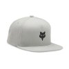 FOX CZAPKA Z DASZKIEM HEAD SNAPBACK STEEL GREY