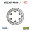 NG302 TARCZA HAMULCOWA GAS GAS 94-99 (220x108x4 / 3,5 / 4)