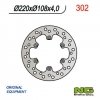 NG302 TARCZA HAMULCOWA GAS GAS 94-99 (220x108x4 / 3,5 / 4)