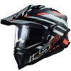 LS2 KASK OFF-ROAD MX701 EXPLORER C EDGE BLACK ORAN