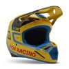 FOX KASK OFF-ROAD  V1 RACE SPEC PALE YELLOW