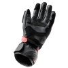 REBELHORN RĘKAWICE SKÓRZANE VIPER BLACK/GR/FLU RED