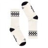 BROGER  SKARPETY CREAM/BLACK