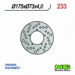 NG233 TARCZA HAMULCOWA SKUTERY PIAGGIO (175x73x4)