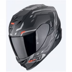 SCORPION KASK INTE EXO-520 AIR RANKA MAT BK-SIL-RD