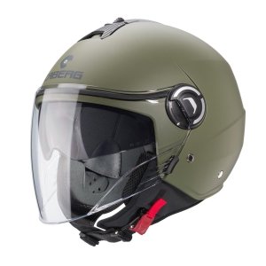 CABERG KASK JET Z BLENDĄ RIVIERA V4X ZIELONY MAT