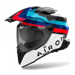 AIROH KASK DUALE COMMANDER 2 DOOM BLACK GLOSS