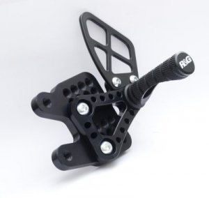 Podnóżki Regulowane RG Racing Yamaha Yzf-R6 06-11, Zestaw Black