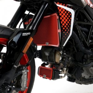 Osłona Chłodnicy Oleju RG Racing Ducati Hypermotard 950 Red