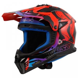 LS2 KASK OFF-ROAD MX708 FAST II WASH GLOSS RED