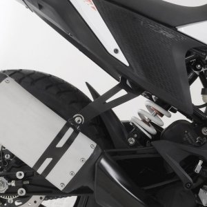 Mocowanie Wydechu + Zaślepka Podnóżka RG Racing Ktm 390 Adventure 20- Black