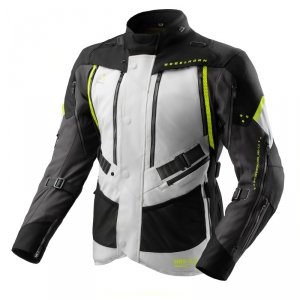 Kurtka motocyklowa tekstylna Rebelhorn Hardy 3.0 Black Light Grey Fluo Yellow