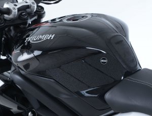 Tankpad Antypoślizgowy 6 Części RG Racing Triumph 675 Daytona/Street Triple (13-) Black