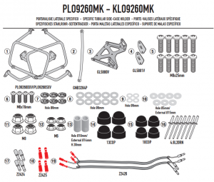 KAPPA STELAŻ KUFRÓW BOCZNYCH MONOKEY CAM SIDE VOGE