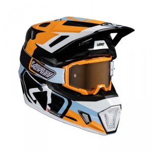 LEATT KASK OFF-ROAD Z GOGLAMI KIT MOTO 7.5 V25 ORA