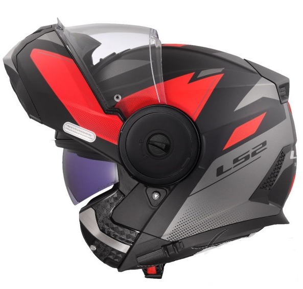 LS2 KASK MODUŁOWY FF902 SCOPE II DURIA M.BLACK RED