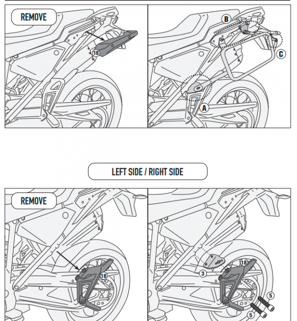 GIVI STELAŻ KUFRÓW ONE-FIT MONOKEY KTM 1290 Super