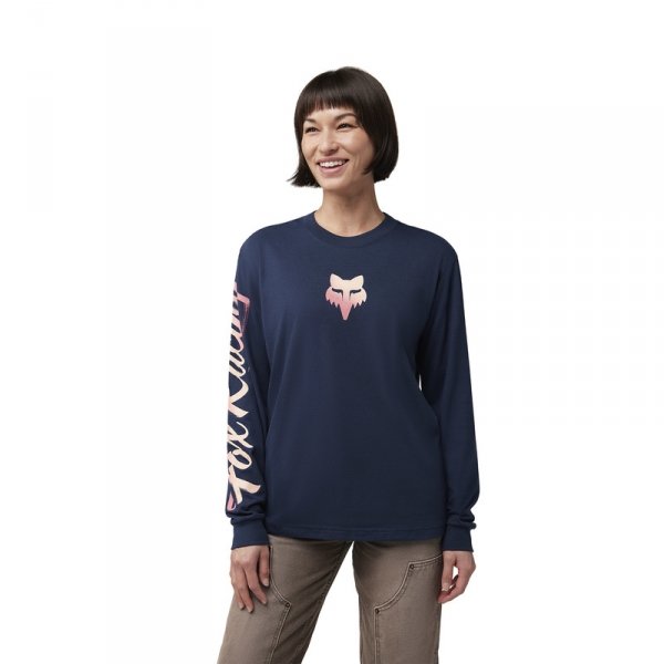 FOX KOSZULKA DŁUGI RĘKAW  LADY SCRIPTED LS TEE MID