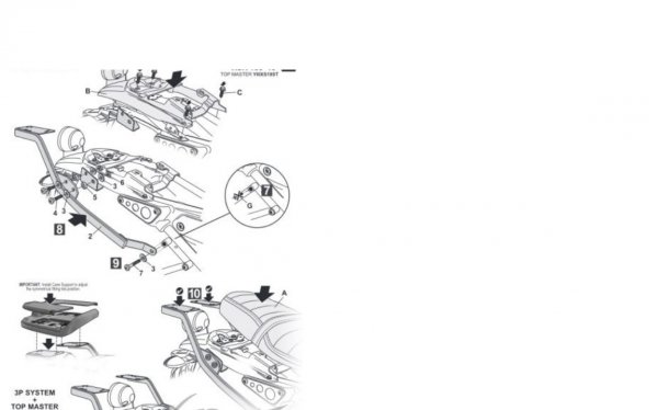 SHAD STELAŻ KUFRA TYŁ DO YAMAHA XSR 125